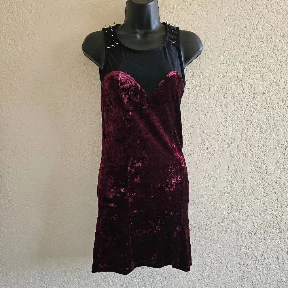 Millau Velvet Studded Dress